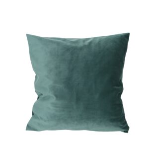 Poduszka dekoracyjna velvet zielona 50 cm x 50 cm