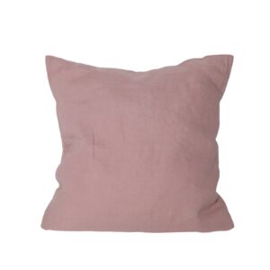 Poduszka dekoracyjna len róż 45 cm x 45 cm