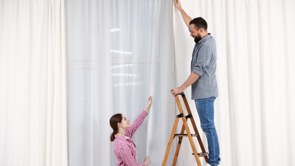 wieszania firanek