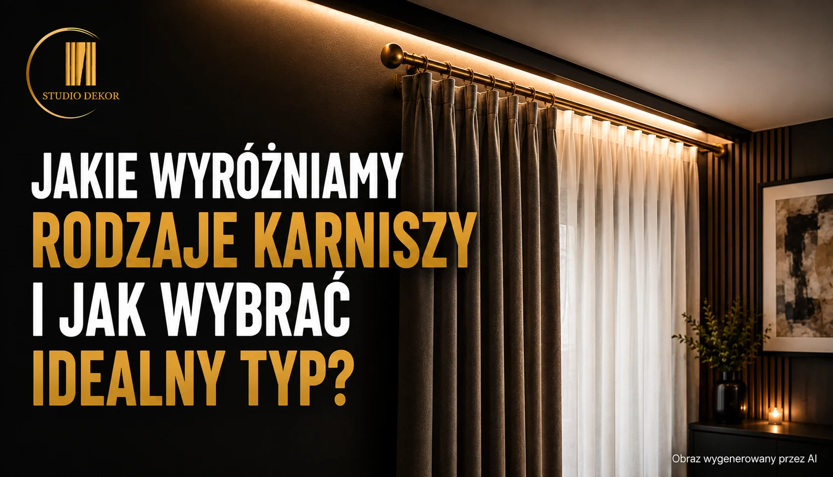 Jakie wyróżniamy rodzaje karniszy
