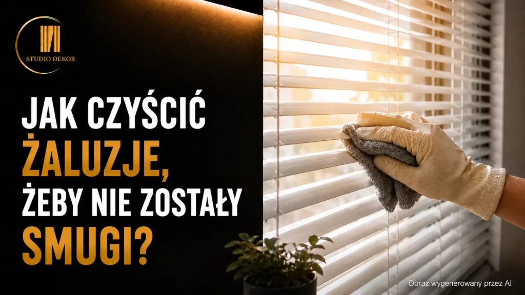 Jak czyścić żaluzje, żeby nie zostały smugi?